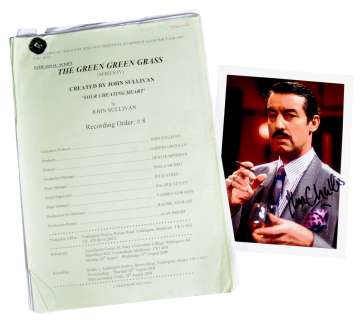 Lot 24 - ESTATE OF JOHN CHALLIS - GREEN GREEN GRASS SCRIPT