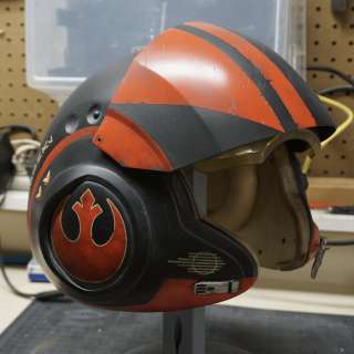 Modified & Repainted TBS Poe Dameron Helmet