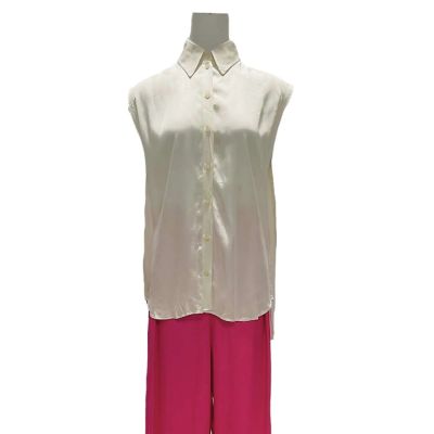 Blink Twice Stacy Screen Worn Sleeveless Button-Front Shirt & Zip-Front Pants Ch 4 Sc 88-148 | VIP Fan Auctions