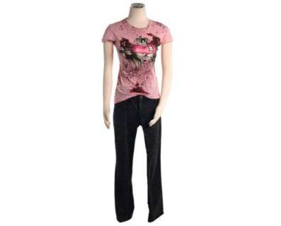 True Blood - Lot 831 - Jessica’s Bloody Pink Shirt, Jeans
