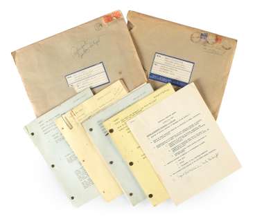 A collection of scripts from "Medic" | Bonhams
