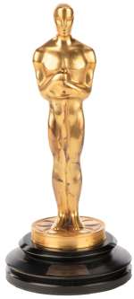 Lot 60 - Bette Davis ‘Margaret Elliott‘ prop Oscar from The Star.