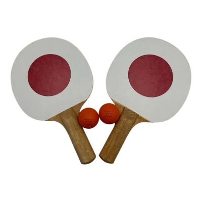 Lot 2: Marty Supreme Japanese Competitors Production Used (2) Japan Ping Pong Paddle Set & (2) Marty Supreme Ping Pong Ball Set | VIP Fan Auctions