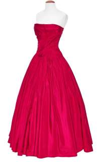 Lot 63 - Madonna‘s Christian Dior silk taffeta ball gown circa 1953, worn in the role of Eva Peron in the film ‘Evita‘, 1996