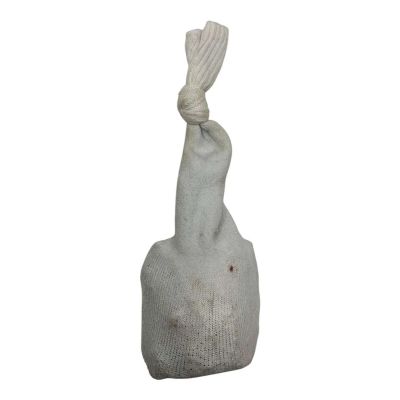 Lot 19: Is God Is Racine Screen Used Sock W/ Foam Rubber Concrete Rock | VIP Fan Auctions
