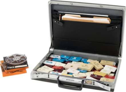 White House Plumbers (HBO® Original, 2023) Justin Theroux "G. Gordon Liddy" and Woody Harrelson "E. Howard Hunt" Briefcases Used In Watergate Break-in.