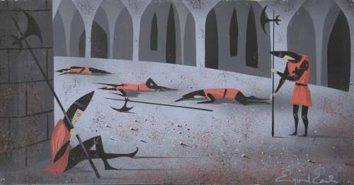 An Eyvind Earle concept painting from Sleeping Beauty | Bonhams