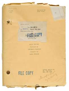A screenplay of Billy the Kid | Bonhams