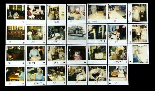 MRS. DOUBTFIRE (1993) - Lot 545 - Continuity Polaroids Featuring Robin Williams