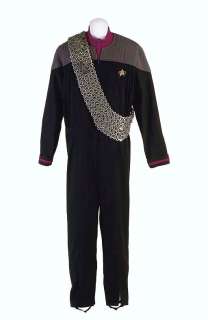 Star Trek - Lot 85 - WORF‘S STARFLEET UNIFORM JUMPSUIT
