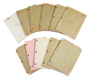 A large group of Sherlock Holmes screenplays | Bonhams