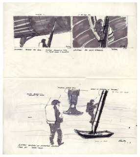 Early Concept Art for ’’Alien’’, Done in 1977 -- Depicting the Scene Where the Characters Kane, Dallas and Lambert Leave the Spaceship to Encounter the Alien | Nate Sanders