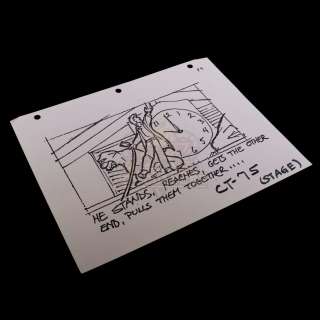 Back to the Future - Original Production Used Storyboard - 29-24 | Icons of Pop Culture