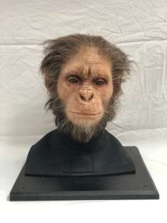 "Planet of The Apes" Movie - Original Caesar Prototype Lifelike Display Face w/ stand. This prototyp | Direct Liquidation
