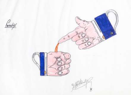 Alan Aldridge (British, 1938-2017): A collection of ten concept artworks for surreal ceramic pieces, Late 20th Century, 10 | Bonhams