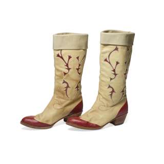 Lot 1 - Henry Winkler: A pair of cowboy boots worn as Arthur "Fonzie" Fonzarelli on Happy Days