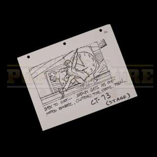 Back to the Future - Original Production Used Storyboard Print - 54-63 | Icons of Pop Culture