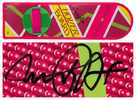 ’’Back to the Future’’ Hoverboard Signed by Michael J. Fox | Nate Sanders
