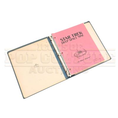 Lot 54 - Star Trek: Deep Space Nine (TV) - Prop Master’s (Joe Longo) Production Used Script - 58- | Icons of Pop Culture