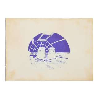 Star Wars: Episode IV - A New Hope: Joe Johnston illustration of the Millennium Falcon cockpit, Lucasfilm / Twentieth Century Fox, 1977, | Bonhams
