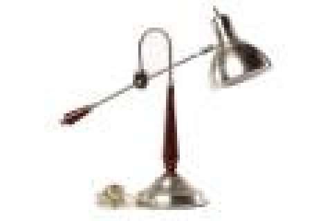 True Blood - Lot 7 - Eric‘s Office Mahogany and Silver Desk Lamp