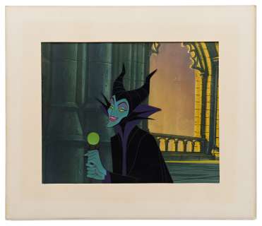 Disney Animation Cel of Maleficent from ‘‘Sleeping Beauty‘‘ -- Near Fine Condition