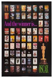 Academy Awards Poster Featuring the ’’Best Picture’’ Winners from 1927-1985 | Nate Sanders