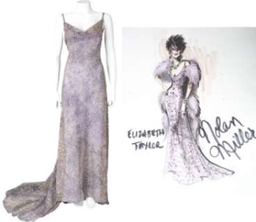 Nolan Miller Designed Sequined Gown for Elizabeth Taylor.... | Heritage
