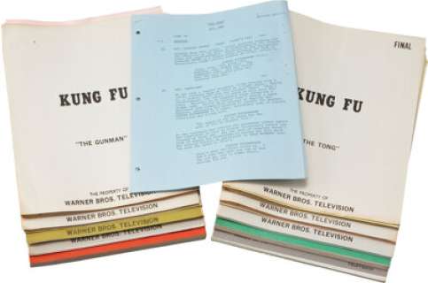 Kung Fu Television Script Collection....
