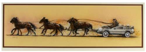 "Back to the Future Part III" Original Artwork. | Van Eaton Galleries
