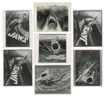 Set of (7) Alternative "Jaws" Poster Concepts. | Van Eaton Galleries