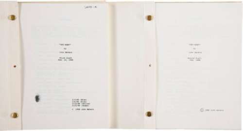 John Waters Cry-Baby Script Set. (Total: 2 Items) | Heritage