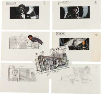 A Collection of Original Storyboards from "Jo Jo Dancer, Your Life Is Calling." | Heritage