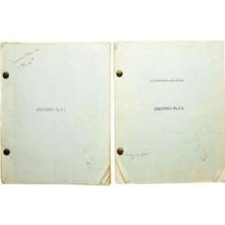 Lot 22026 - Marian Marsh‘s Scripts for "The Black Room." Col