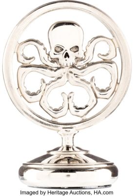 Captain America: The First Avenger (Marvel, 2011), Hugo Weaving "Red Skull/Johann Schmidt" Coupé Hydra Hood Ornament. (Total: 3 Items)
