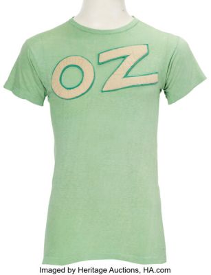 The Wizard of Oz (MGM, 1939), Emerald City "Wash & Brush Up Co." Scarecrow Groomer "OZ" Shirt. | Heritage