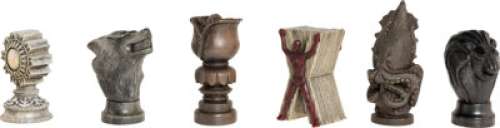 Robb Stark (Richard Madden) Group of (6) Map Markers from Game of Thrones (HBO® Original 2011-2019, Season 2). (Total: 6 Items)