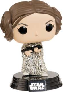 Swarovski Crystal Embellished Star Wars Funko Pop! Princess Leia and Ahsoka Tano.