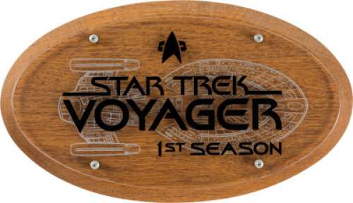 Star Trek: Voyager (Paramount TV, 1995-2001), Group of (6) Crew Wrap Gift Plaques. | Heritage
