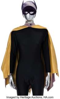 Batman (TCF TV, 1966-1968), Yvonne Craig "Batgirl" Signature Cape and Cowl.
