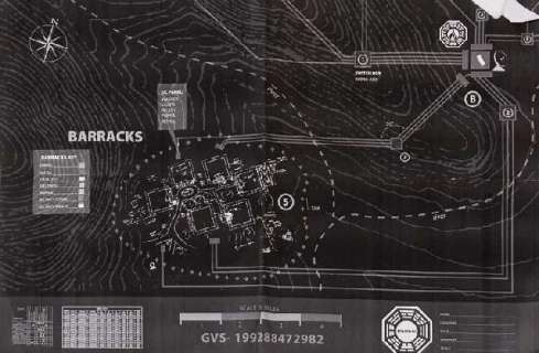 LOST - Lot 527 - DHARMA cabling map
