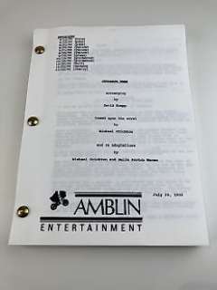 Jurassic Park | Jurassic Park - Sam Neill, Jeff Goldblum and Richard Attenborough - Amblin Entertainment | Catawiki