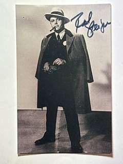 Al Capone - Al Capone - Rod Steiger, personally signed photocard
