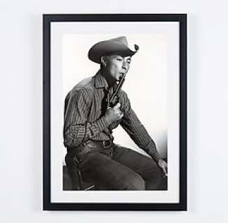 Lee Van Cleef, 1957 - Lee Van Cleef, 1957 - Fine Art Photography - Luxury Wooden Framed 70X50 cm - Limited Edition Nr 01 of 30 - Serial ID 16900 - Original Certificate (COA), Hologram Logo Editor and QR Code