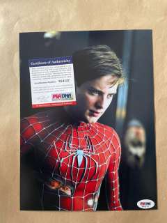 Spider-Man | Spider-Man - Signed by Tobey Maguire (Peter Parker) - with PSA/DNA Certificate - Autograph, photo - No reserve! | Catawiki