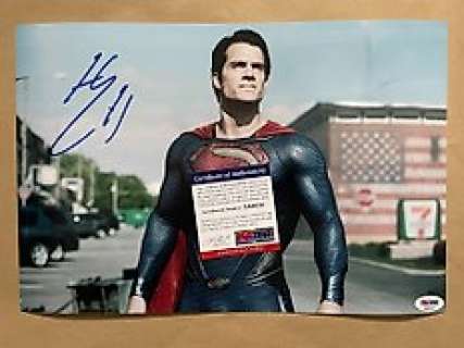 Man of Steel | Man of Steel - Signed by Henry Cavill (Superman) - with PSA/DNA Certification - autograph, photo - No Reserve! | Catawiki