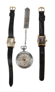 THE UNTOUCHABLES (1987) - Lot 1077 - Eliot Ness (Kevin Costner), Jim Malone (Sean Connery), and Oscar Wallace‘s (Charles Martin Smith) Watches