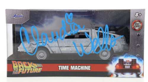 Back To the Future | Back to the Future - Claudia Wells - Signed DeLorean Time Machine 1:32 Scale Die Cast Car (Beckett) | Catawiki