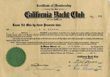 Archive of material on F.W. Murnau’s yacht “Bali” used Tabu: A Story of the South Seas | Profiles in History