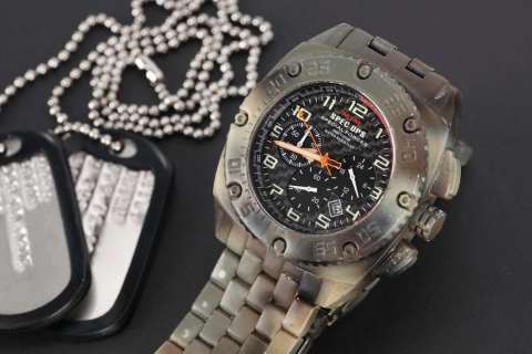 Lot 1126 - MTM Special Ops watch and dogtags worn by Tyrese Gibson in Transformers: Revenge of the Fallen